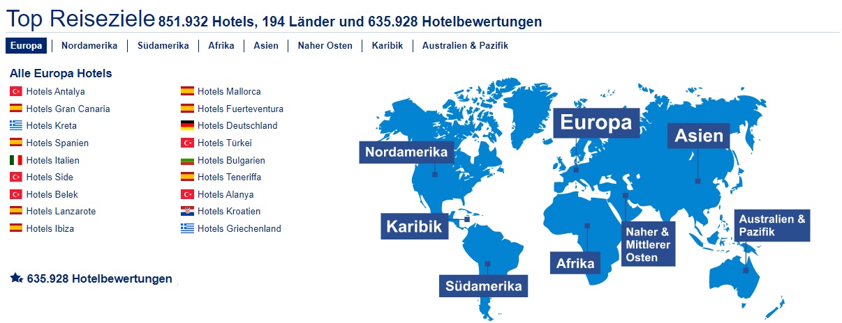 Die Startseite von Ab-in-den-Urlaub